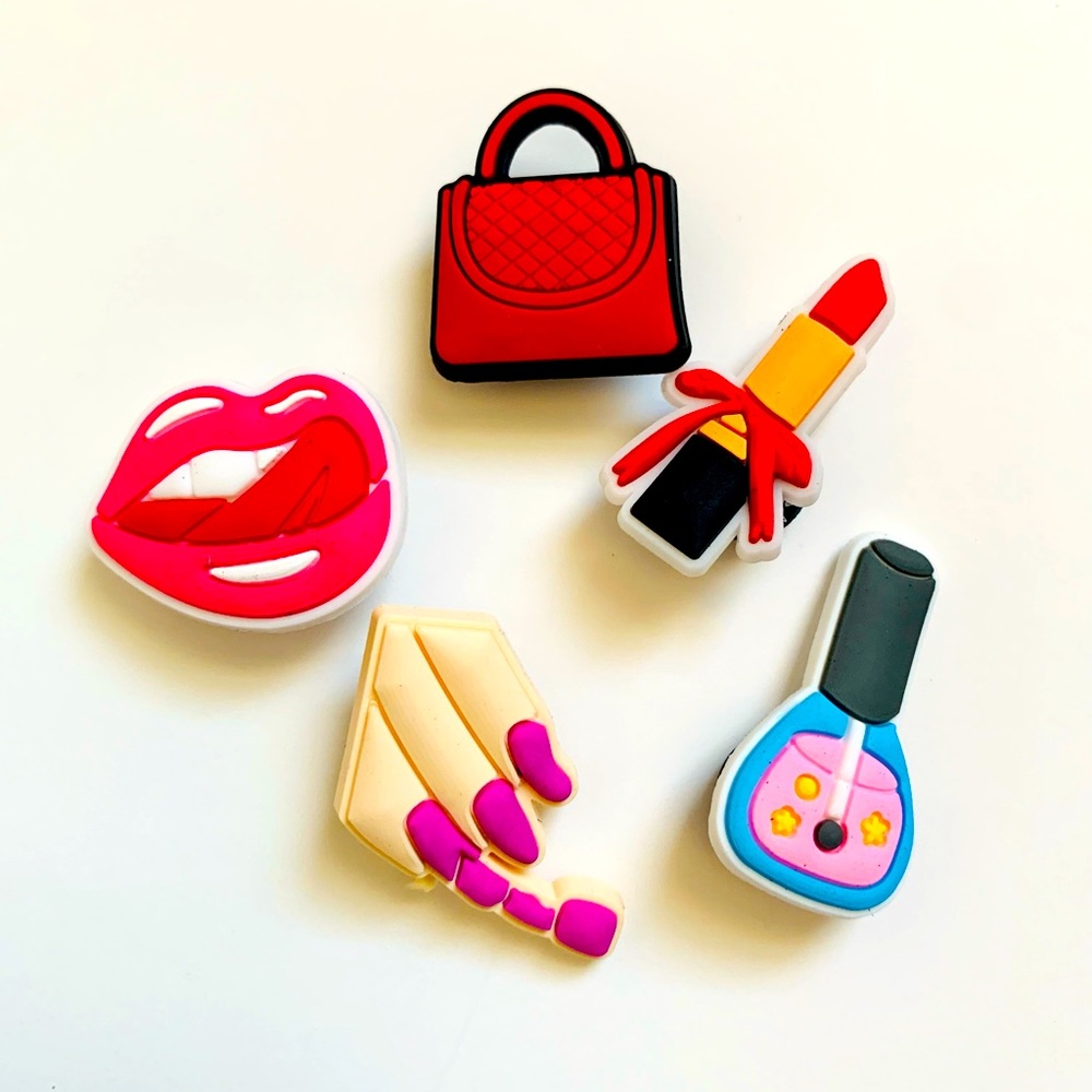 Girly girl shoe charms